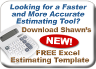 free excel estimating template